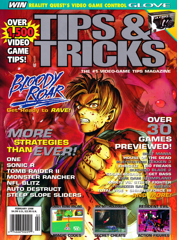 Tips & Tricks Issue 036 (February 1998) cover
